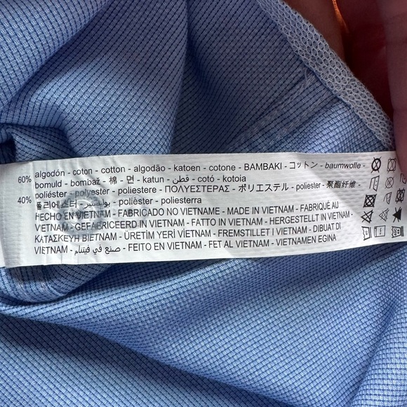 Zara Men’s Sky Blue Slim Fit Dress Shirt – Size L - Picture 7 of 7